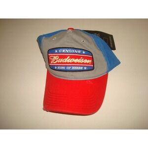 NEW BUDWEISER BUD  90S GOLF SNAPBACK HAT CAP VINTAGE T4